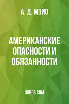 Обложка аудиокниги «Американские опасности и обязанности»