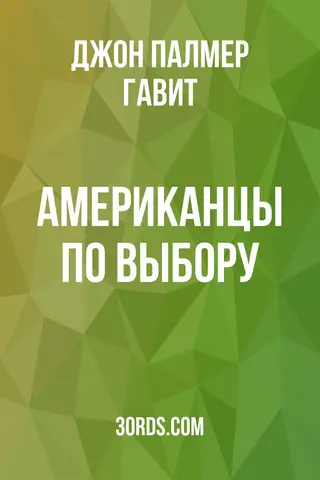 Обложка аудиокниги «Американцы по выбору»