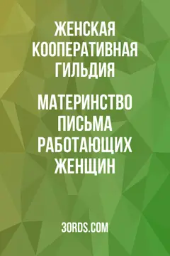 Обложка аудиокниги «Материнство: Письма работающих женщин»
