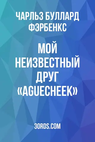 Обложка аудиокниги «Мой неизвестный друг: «Aguecheek»»