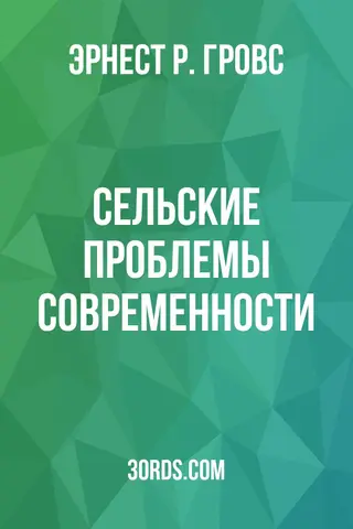Обложка аудиокниги «Сельские проблемы современности»