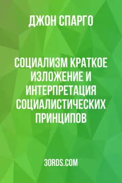 Обложка аудиокниги «Социализм: краткое изложение и интерпретация социалистических принципов»