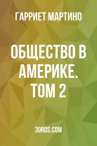 Обложка аудиокниги «Общество в Америке. Том 2»