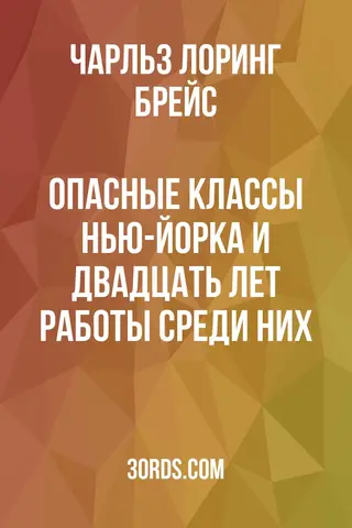 Обложка аудиокниги «Опасные классы Нью-Йорка и двадцать лет работы среди них»