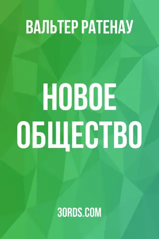 Обложка аудиокниги «Новое общество»