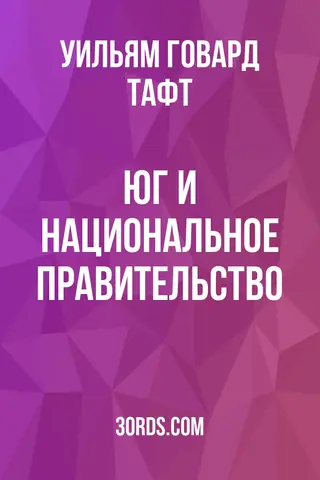 Обложка аудиокниги «Юг и национальное правительство»