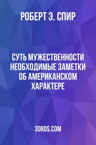 Обложка аудиокниги «Суть мужественности: необходимые заметки об американском характере»