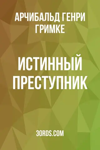 Обложка аудиокниги «Истинный преступник»